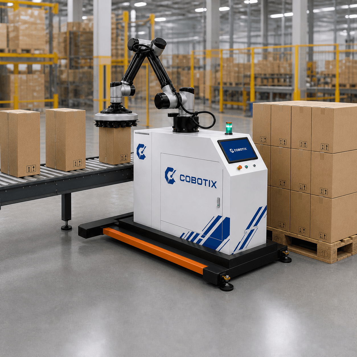 אוטומציה בקו ייצור עם מערכת Cobotix
