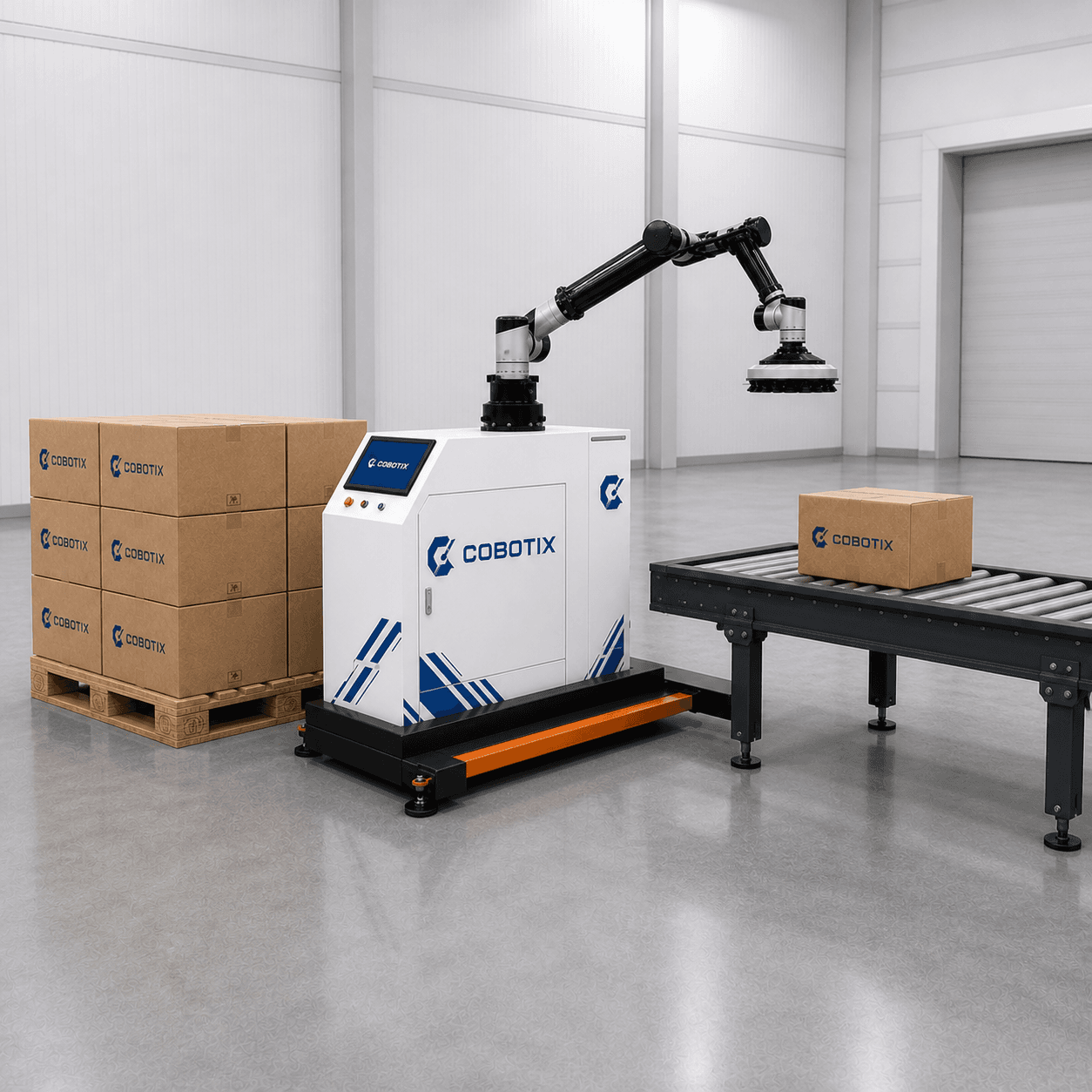 השוואה בין מערכות משטוח קומפקטיות של Cobotix