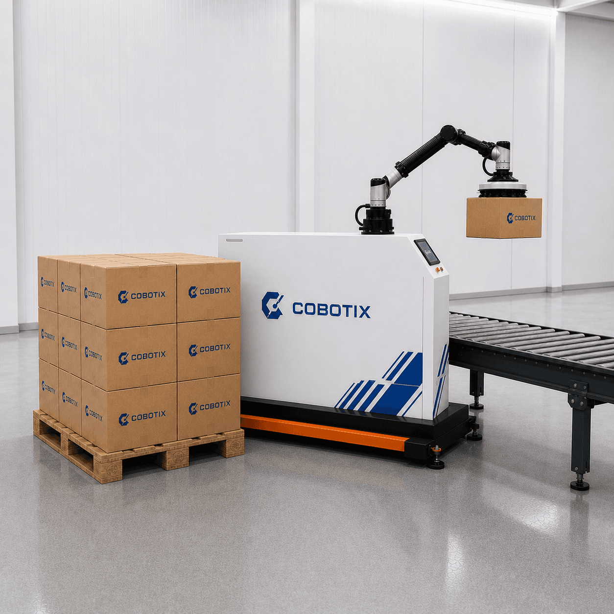 Cobotix משלים שכבה על משטח גבוה